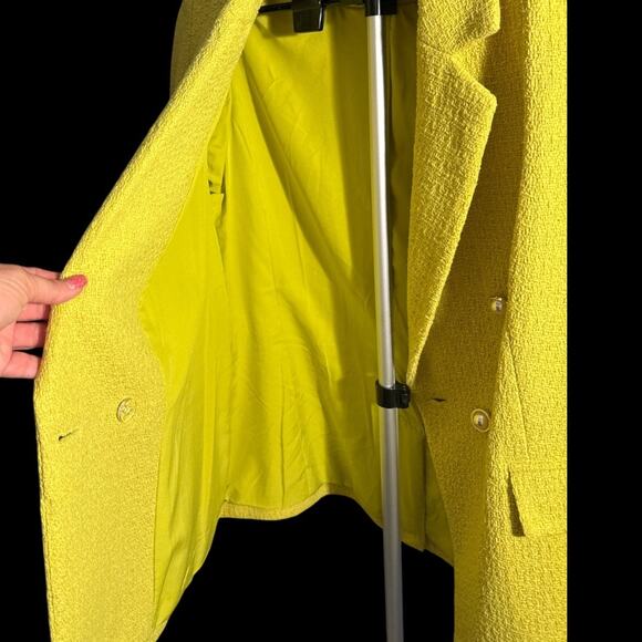 Nanette Lepore Double Breasted Citrine Blazer NWT Size 10 - Picture 7 of 10